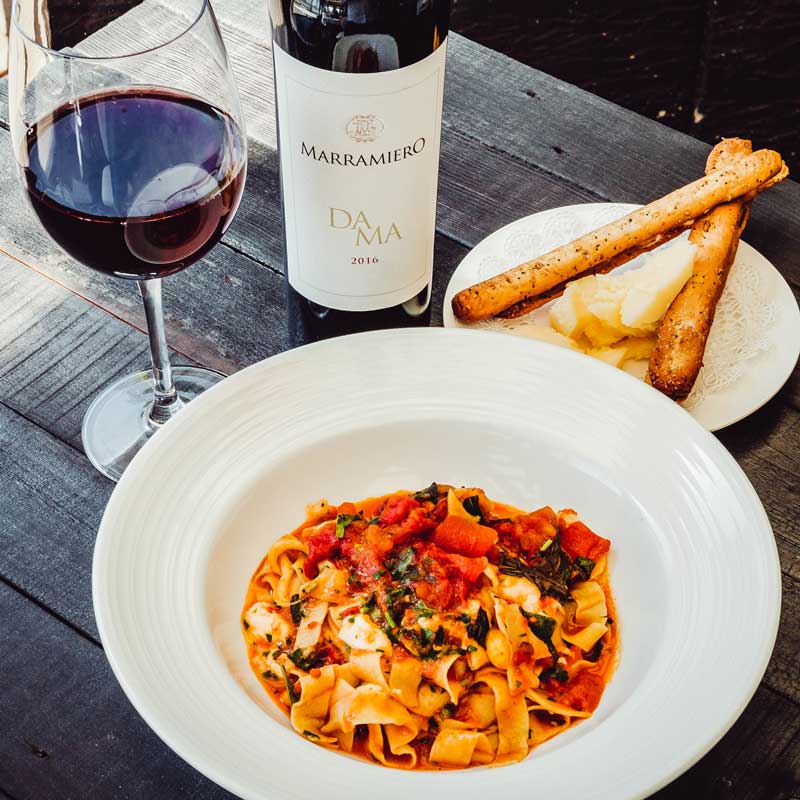 Bacco Ristorante signature dishes Menu was seasonal and chef-driven; known for handmade pastas, sophisticated meat and seafood entrees, and multi-course tasting menus.